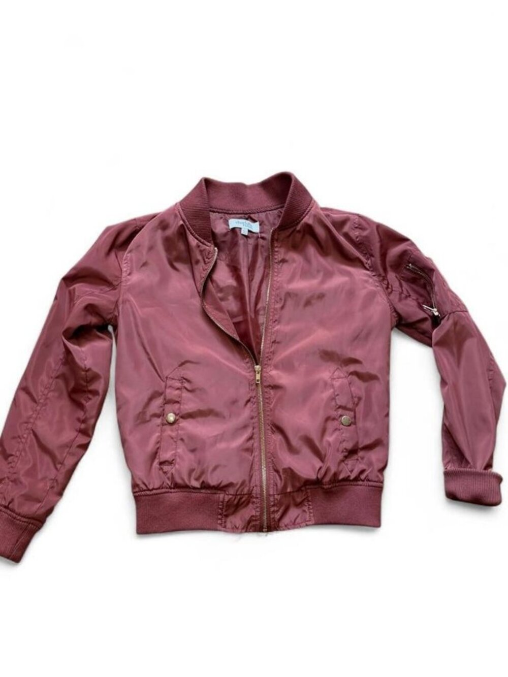Charlotte Russe Women's Burgundy and Red Jacket